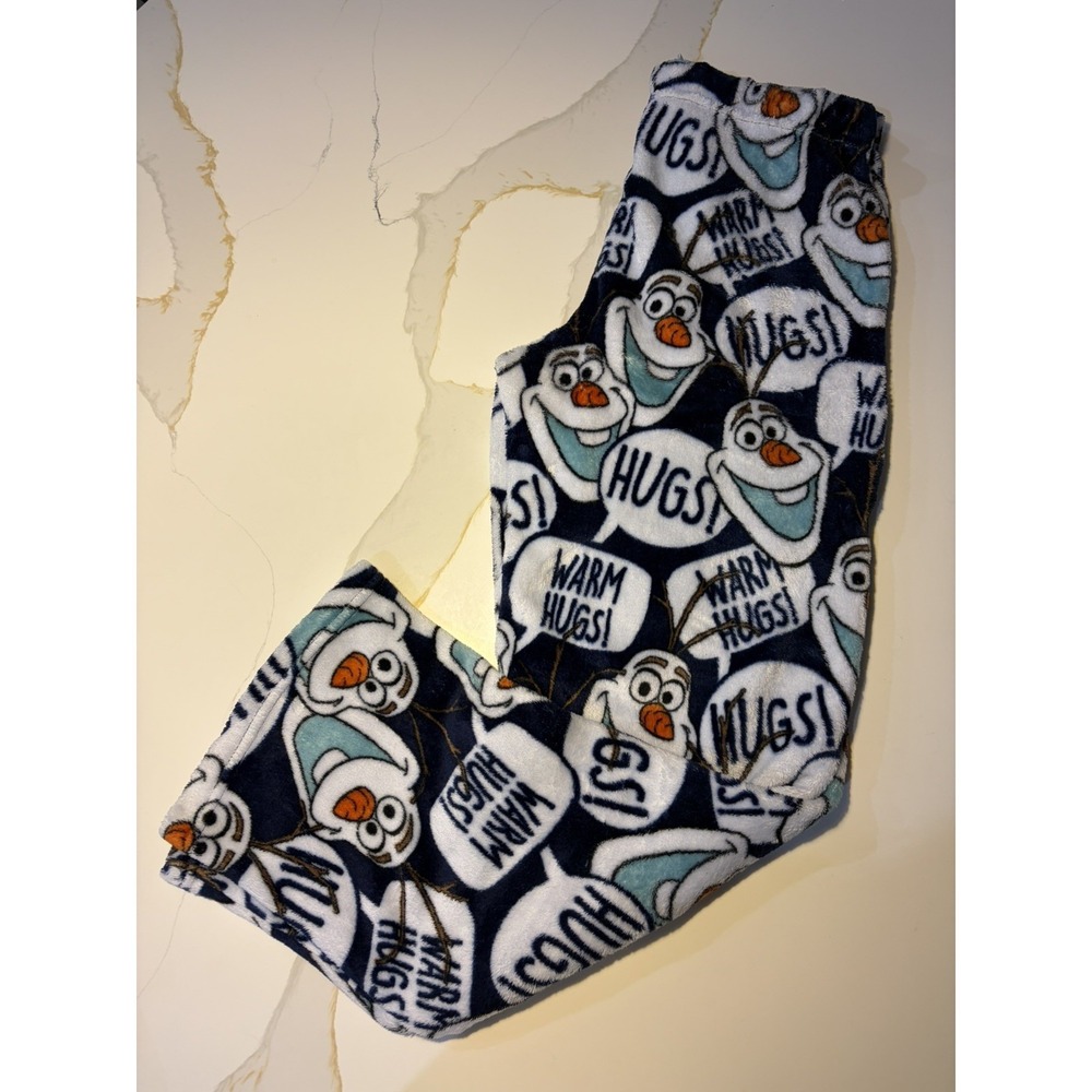 Olaf Fleece Pajama Pants, Small - Picture 3 of 7
